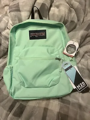 $45 • Buy NWT Jansport Cross Town Backpack Mint Chip Green