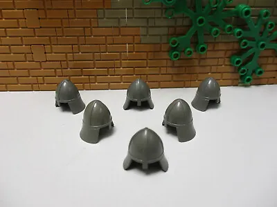 (A4/23) LEGO 6 X 3844 Helmet Old Dark Knight Castle 6067 6077 6079 6090 6086 • $38.64