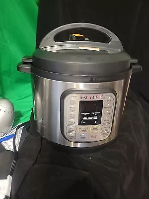 Instant Pot Duo 7-in-1 Electric Pressure Cooker - Stainless Steel/Black 8Qt... • $50