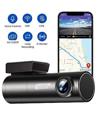 AZDOME M300 Dash Cam For Cars WiFi Voice Control 1080P FHD Night Vision G-Sensor • $89.86