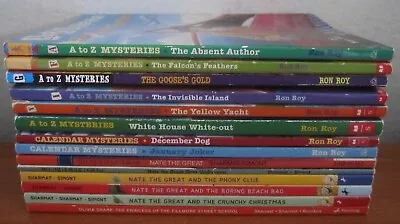 LOT OF 15 CHAPTER BOOKS:  NATE THE GREAT And A TO Z MYSTERIES • $20.99