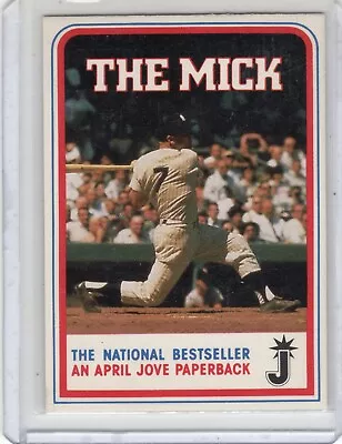 Wild World Photo THE MICK National Best Seller By Mickey Mantle/Herb Gluck Card • $1.25