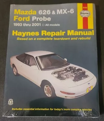 1993-2001 Mazda 626 MX-6 Ford Probe GT Haynes 61042 Repair & Maintenance Manual  • $14.99