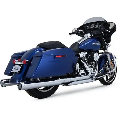 Vance And Hines Monster Round Muffler - Chrome - FL 16780 • $749.99