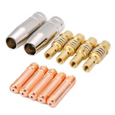 11PCS MIG Welding Welder 15AK Torch Nozzles Contact Tip For Welding Acce.nu • $9.73