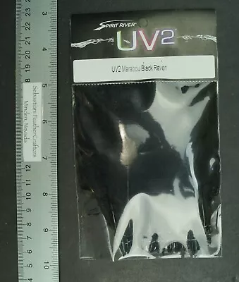 One Pack Spirit River UV2 Raven Black Marabou • $6.99