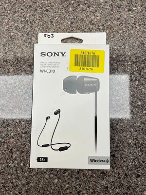 £19.99 • Buy Sony WI-C310 In-Ear Wireless Bluetooth Headphones - Black #563