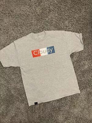 Cloudy Clothing SCSU Tshirt Shirt Red White Blue America USA Box Logo Mens XL • $18