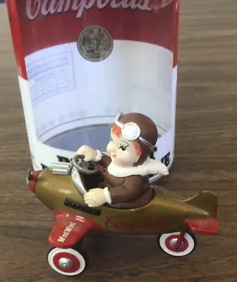 Vintage 1997 Campbell’s Kids Pursuit Pedal Plane In Original Soup Can Container  • $7.50