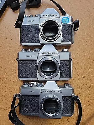 Mamiya Sekor 500 TL DTL Lot Of 3 For Parts See Description • $20