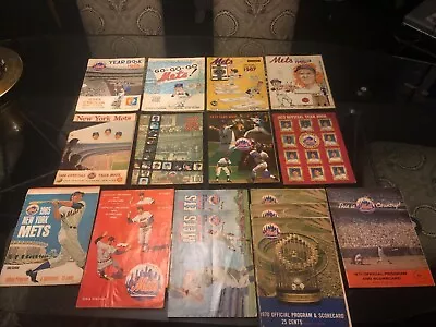 New York Mets Yearbooks Game Day Programs 1965 66 67 68 1969 70 72 1973 • $249.95