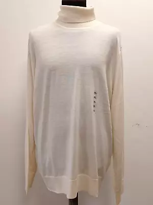 Roll Neck Off White Uniqlo Turtleneck Sweater 3XL T2181 R6134 • £14.99