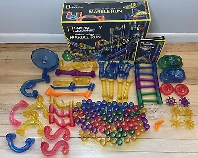 NATIONAL GEOGRAPHIC Glow In The Dark Marble Run 150 Piece Construction Set New • $44.99