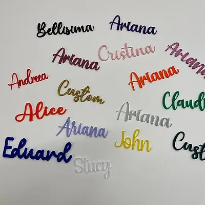 Personalised Acrylic Wording | Plastic Name • £8.50