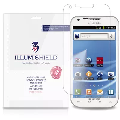 ILLumiShield Clear Screen Protector 3x For Samsung Galaxy S II 2 T-Mobile T989 • $7.65