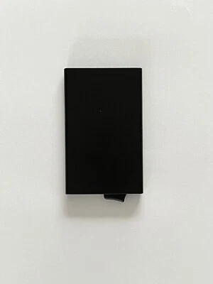 £3.49 • Buy Black Slim Metal 5 Cards Holder / Wallet Pop Up Card Wallet  