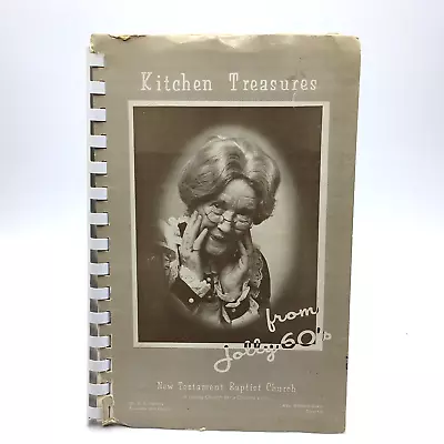 Vtg Kitchen Treasures From Jolly 60’s Cookbook New Testament Baptist Hialeah FL • $14.95