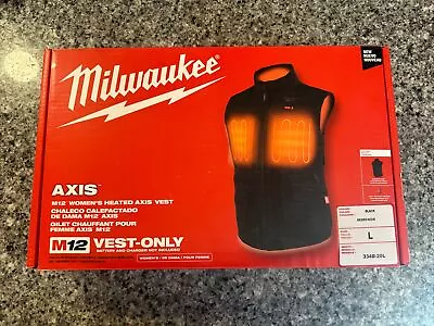 Milwaukee Tool 334B-20L M12 Heated Women's Axis Vest - Black Large (Jacket Only) • $115