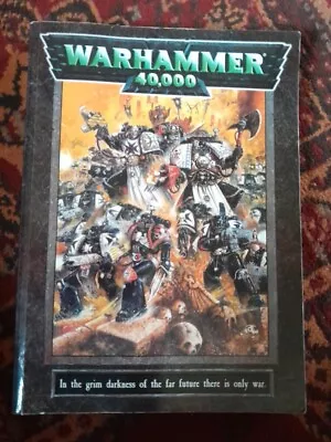 Vintage Warhammer 40000 40k Rules Battles Book 1998 Games Workshop Citadel • £8