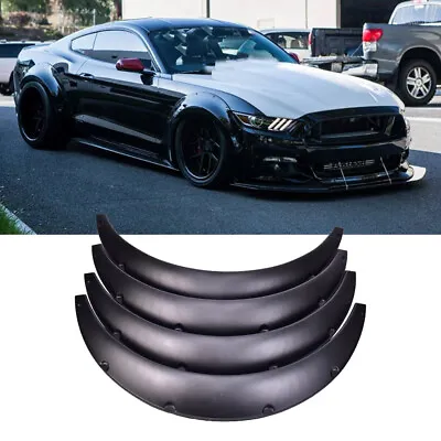 For Ford Mustang Fender Flares Wider Body Kit Wheel Arches Extensions 3.5  90mm • $74.21