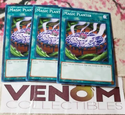 3x (M/NM) - Magic Planter - SDSB-EN031 - Common - 1st Edition YuGiOh • $2.98