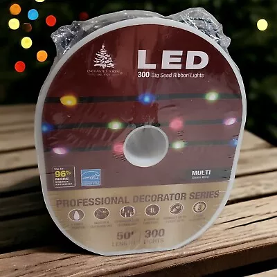 LED 300 Ct. Big Seed Ribbon Lights 8 Twinkle Function Multi 50 Ft. Brand New • $17.95