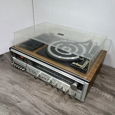 Vintage SANYO JXT-6440 Turntable Stereo System AM/FM Radio Cassette Tape Player • $99.99