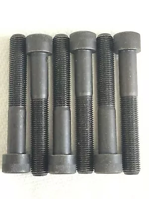 3/8-24 X 2-1/2  Socket Head Cap Screws Black Heat Treated Alloy Steel - 6 Pcs • $8.95