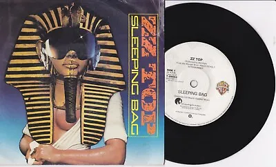 ZZ TOP - SLEEPING BAG - 7  45 VINYL RECORD W PICT SLV - 1985 • $4.99