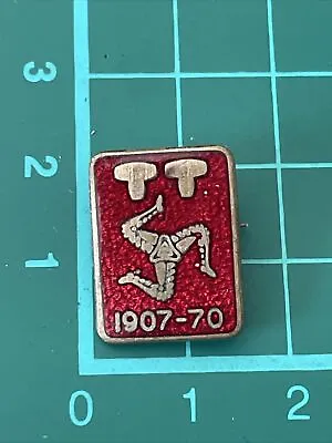 £25 • Buy Isle Of Man Iom TT 1907-70 Motorcycle Racing Pin Badge Vintage 