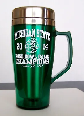 Michigan State - Rose Bowl Champions 2014 Travel Tumbler - Wonderful Condition! • $14.99