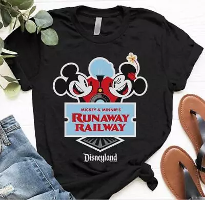 Disneyland Resort Mickey And Minnie's Runaway Railway T Shirt Size S-2XL • $21.99