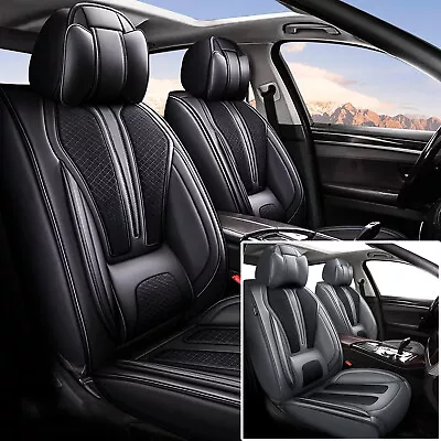 For Toyota Venza 2009-2016 Car 5-Seat Covers Front&Rear PU Leather Protector Pad • $129.90