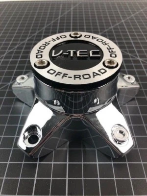 $29.99 • Buy V-TEC Offroad Wheels C394-65 C394-65-CAP Chrome Wheel Center Cap