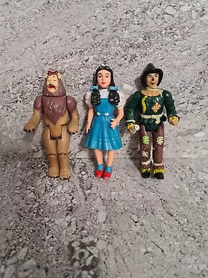 Vintage 1988 Wizard Of Oz Figurines Dorothy Scarecrow & Lion. MGM Collectable  • $55.99