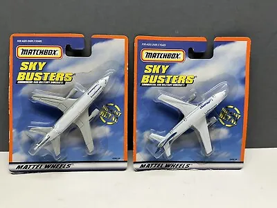 2000 Matchbox Sky Busters Lot Of 2 Continental And Lufthansa New • $17.95
