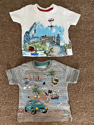 £6 • Buy Monsoon Baby Boy Tshirts Set Of 2 6-12 Months VGC