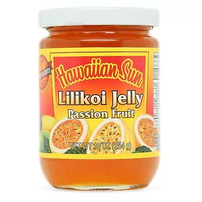 Hawaiian Sun Lilikoi Passion Fruity Jelly 10 Oz. Glass Jar • $12.43