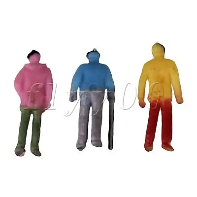 100pcs Multicolor Model Figure Scale1 :100 Architectural Standing People DIY Toy • $16.41