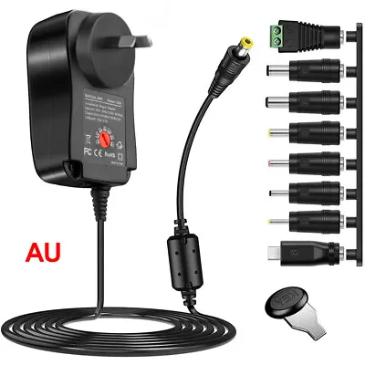 $15.99 • Buy 30W 3-12V Universal Multi AC Adapter Charger Power Supply For 4 Volt DC Adapter