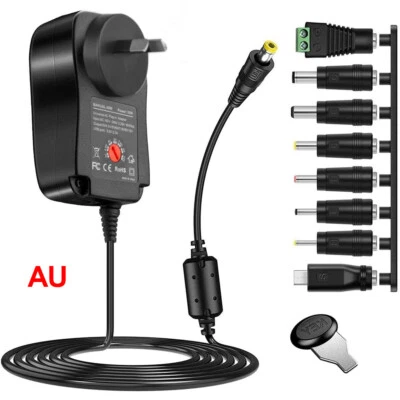 $15.99 • Buy 30W 3-12V Universal Multi AC Adapter Charger Power Supply For 4 Volt DC Adapter