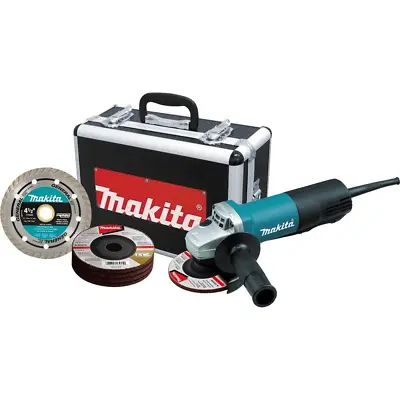 7.5 Amp Corded 4-1/2 In. Paddle Switch Grinder With Aluminum Case Diamond Blade • $123.86