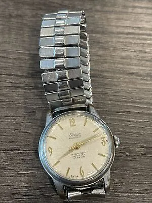 Vintage Endura Mens Swiss Watch Shock Protected Unbreakable Mainspring. • $34.99