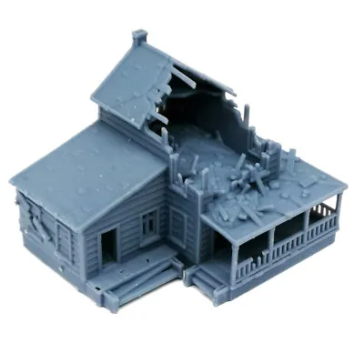 Outland Models Railway Scenery Structure Damaged Country House 1:160 N Scale • $18.99