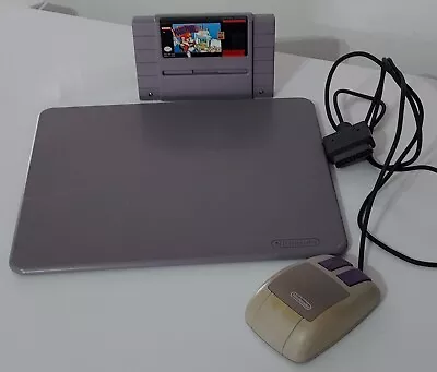 Super Nintendo SNES Mario Paint W/ Mouse & Nintendo Pad  • $49.95