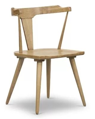 New Arm Less Oak Wood Dining Chair Kitchen Durable Sturdy Brown Office Durable • $159.88