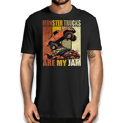 Monster Trucks Are My Jam T-shirt - USA Sports Novelty Graphic Tee • $23.99