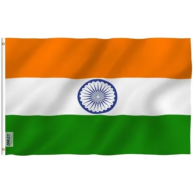 $7.45 • Buy Anley Fly Breeze 3x5 Foot India Flag - Indian National Flags Polyester
