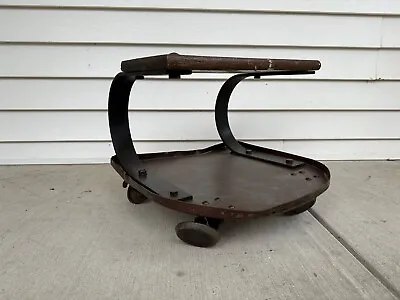 Vintage Mechanics Roller Seat Sit-Down Creeper W/Roll-Over Roller Wheels #1482 • $39