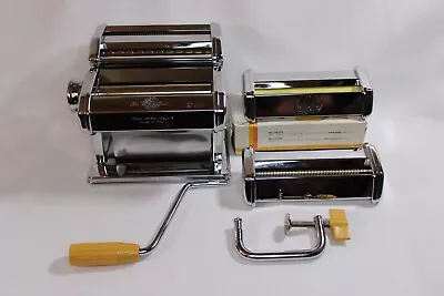 Marcato Atlas 150mm Pasta Maker With 2 Attachments Made In Italy • $85